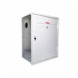 Puerta marco con gabinete de chapa