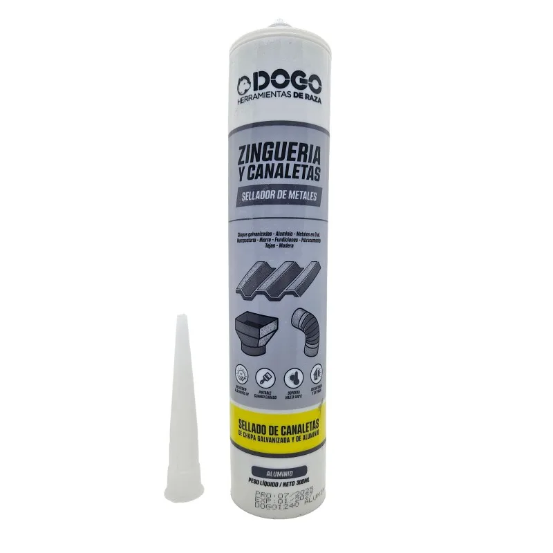 Sellador silicona ácida transparente 280 ml