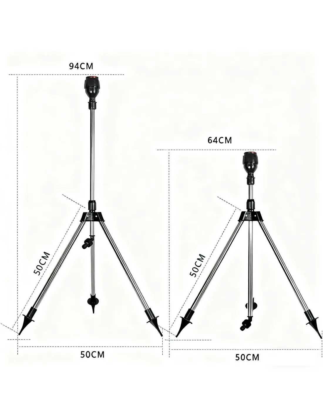 Regador 360° con soporte trípode