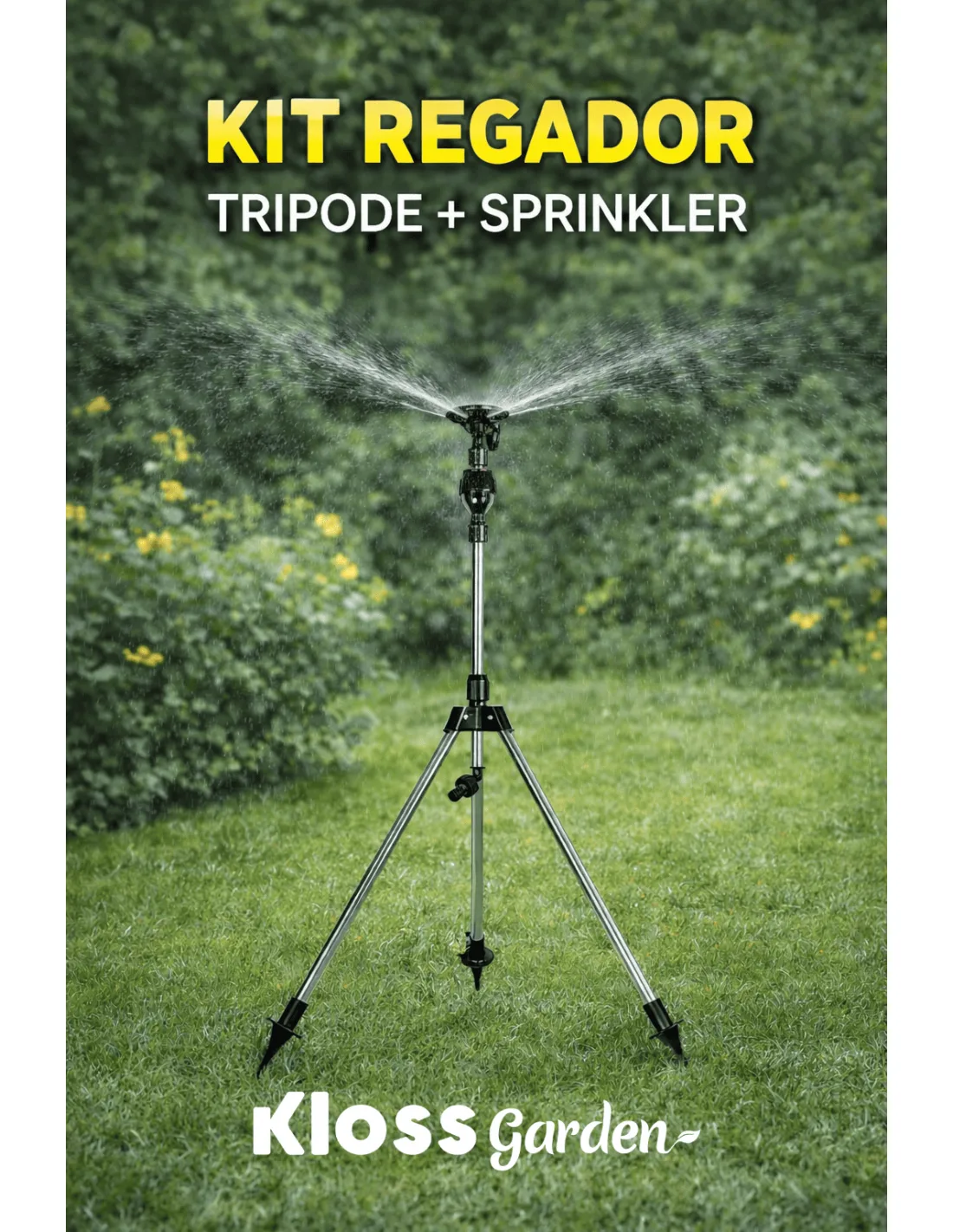 Regador 360° con soporte trípode, foto 2