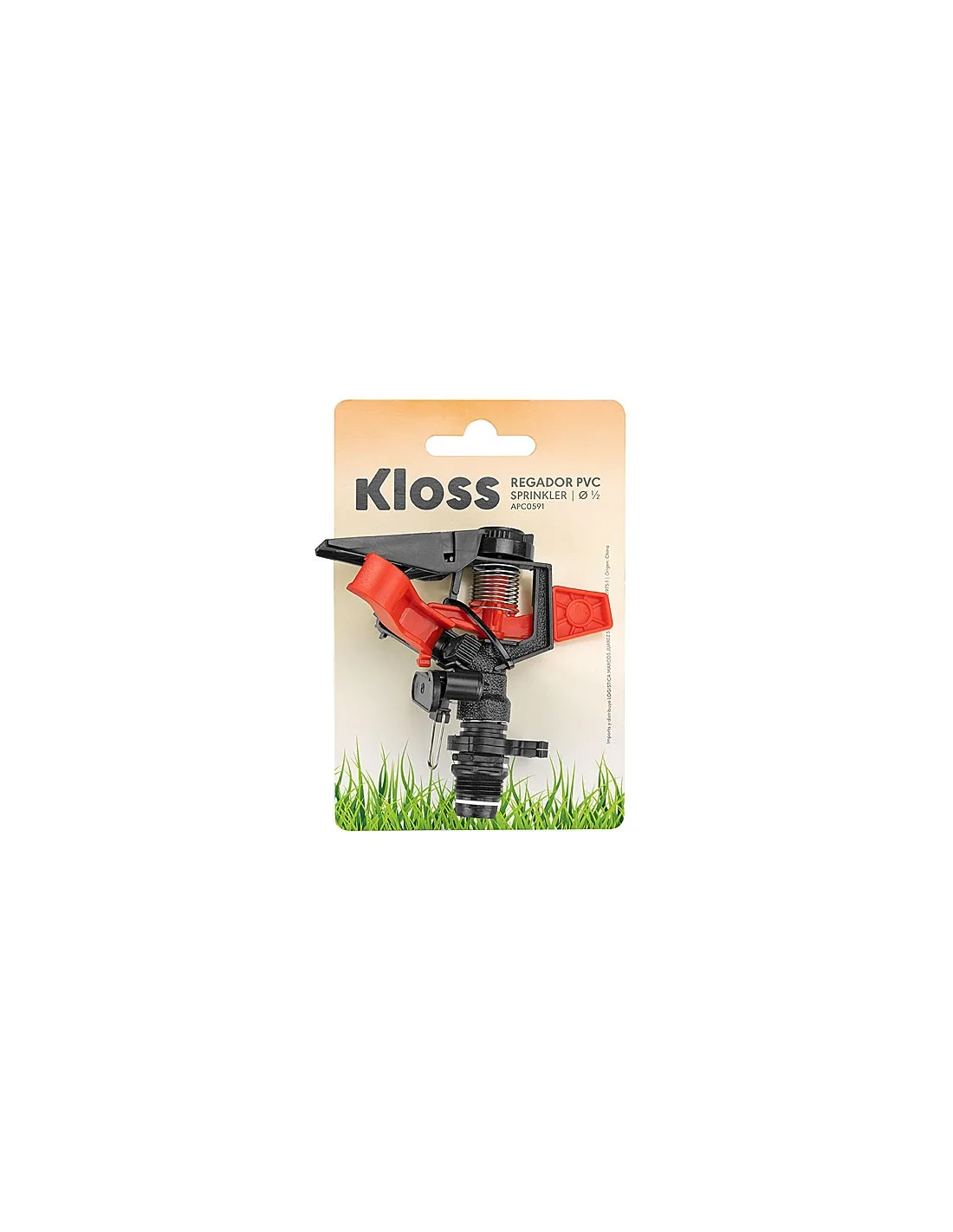 Regador sprinkler metálico ø 3/4" Kloss Garden
