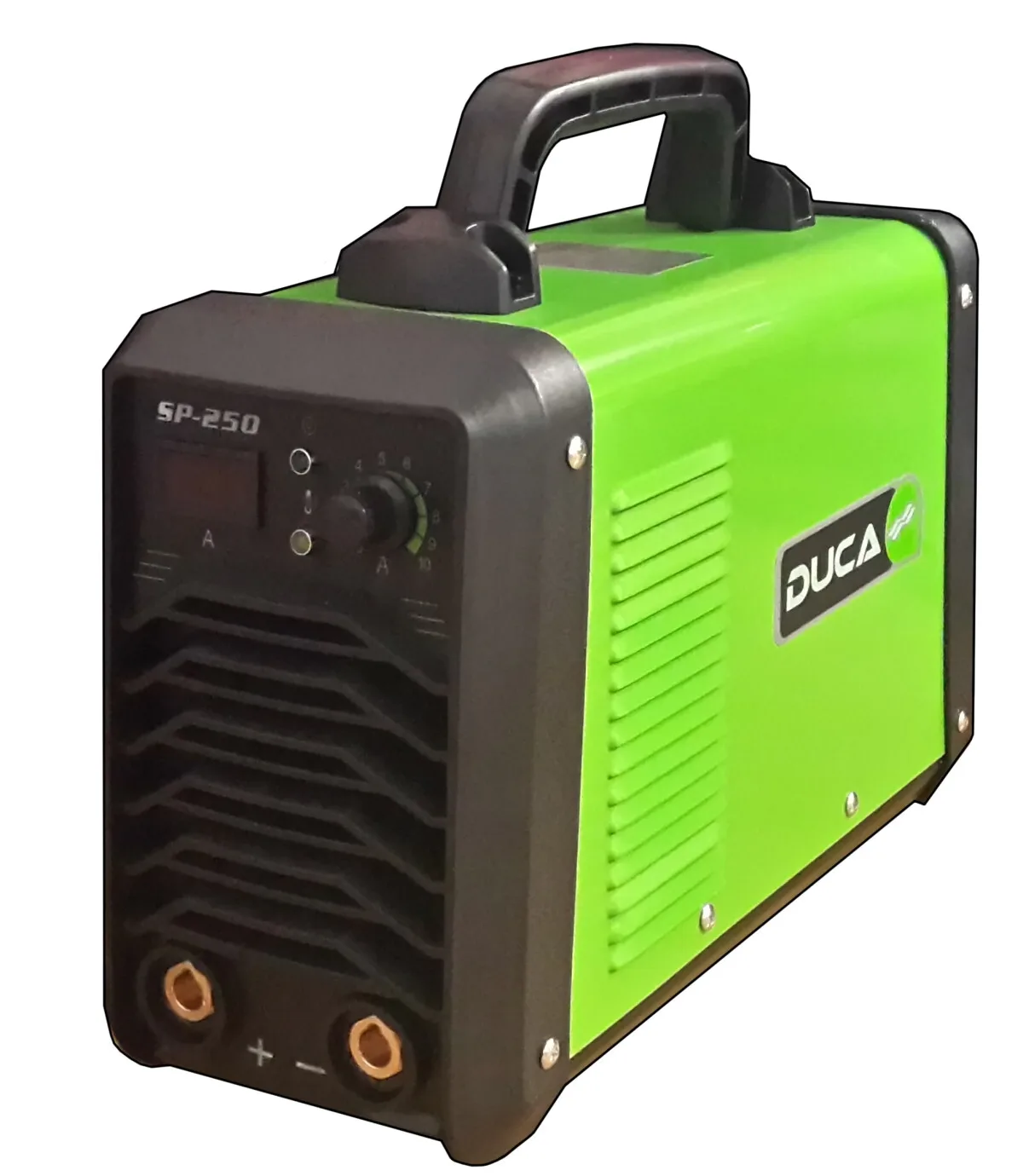 Soldadora inverter IGBT Duca SP-250 220V, servicio pesado