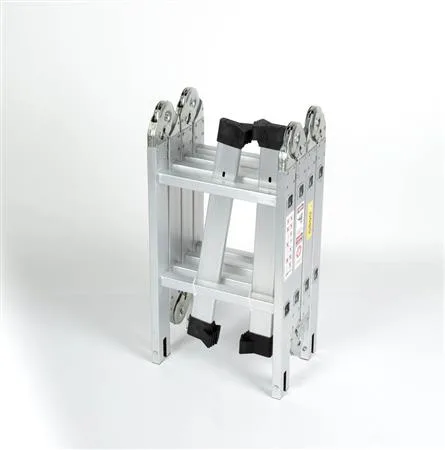Escalera de aluminio articulada 4x2, 8 escalones (multipropósito)