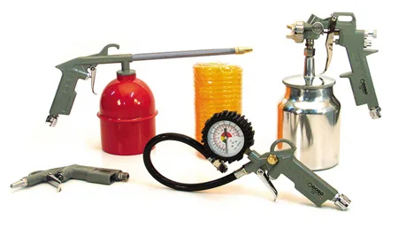 Kit 5 piezas profesional para compresor